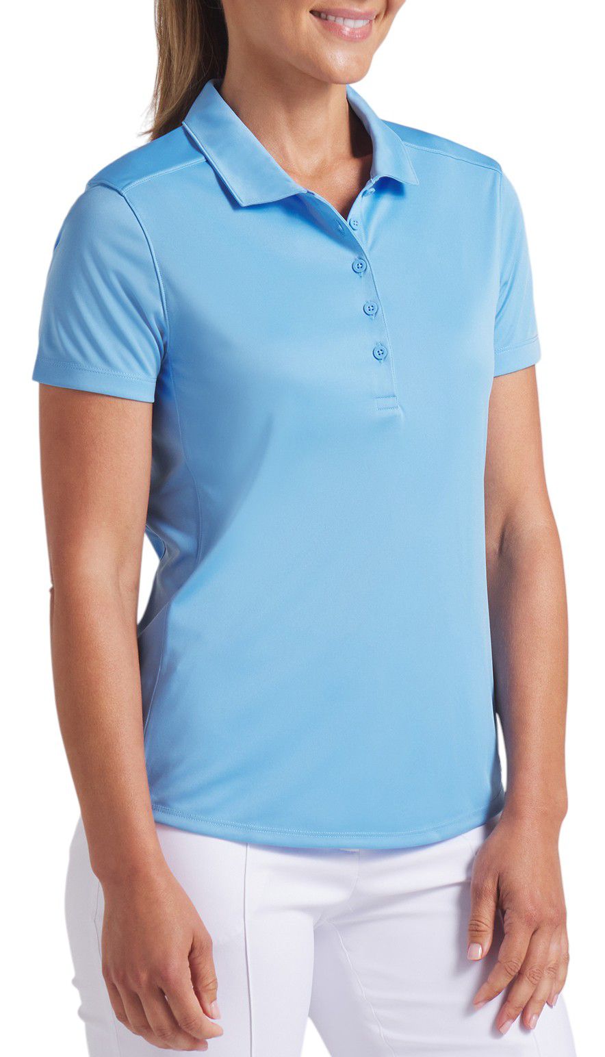 PUMA Women's Pure 2.0 Short Sleeve Golf Polo