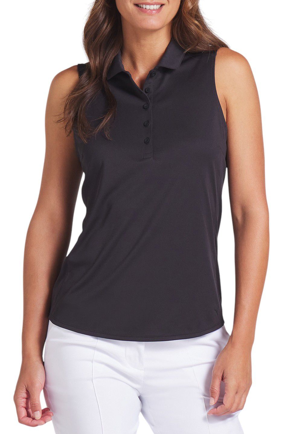 PUMA Women's Pure 2.0 Sleeveless Golf Polo