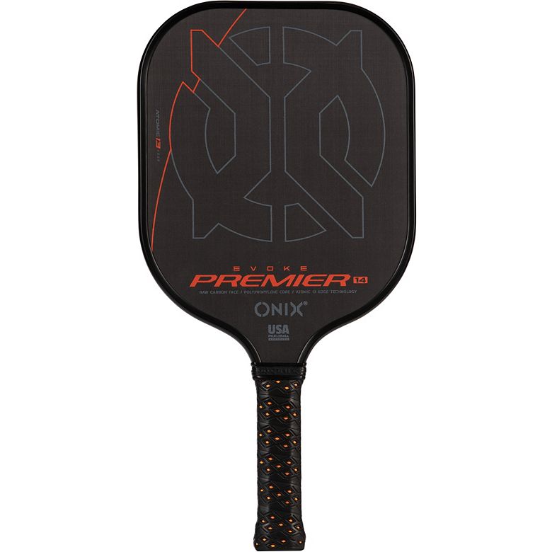 Onix Sports Evoke Premier Raw Carbon 14 mm Pickleball Paddle
