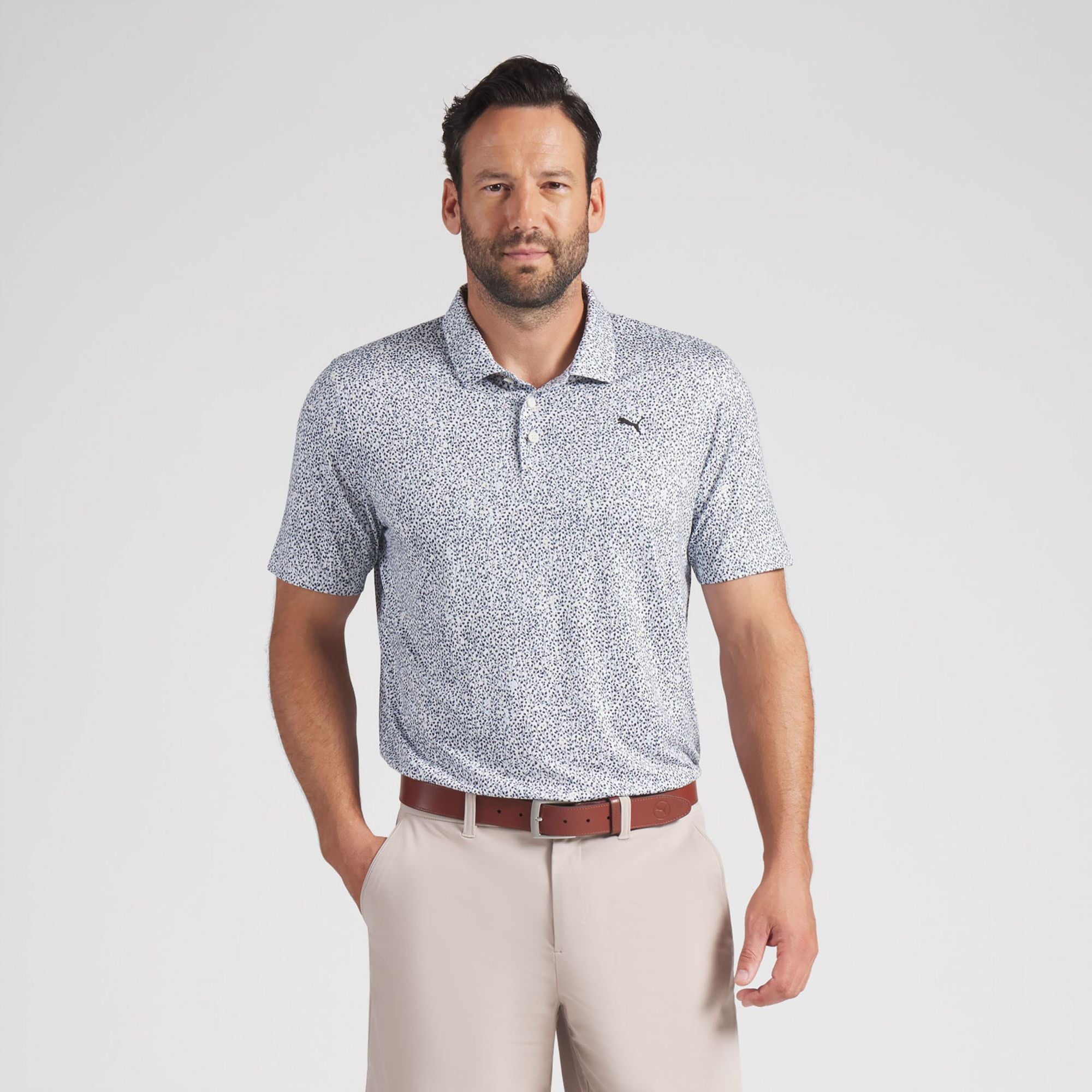 PUMA Men's CLOUDSPUN Posy Golf Polo